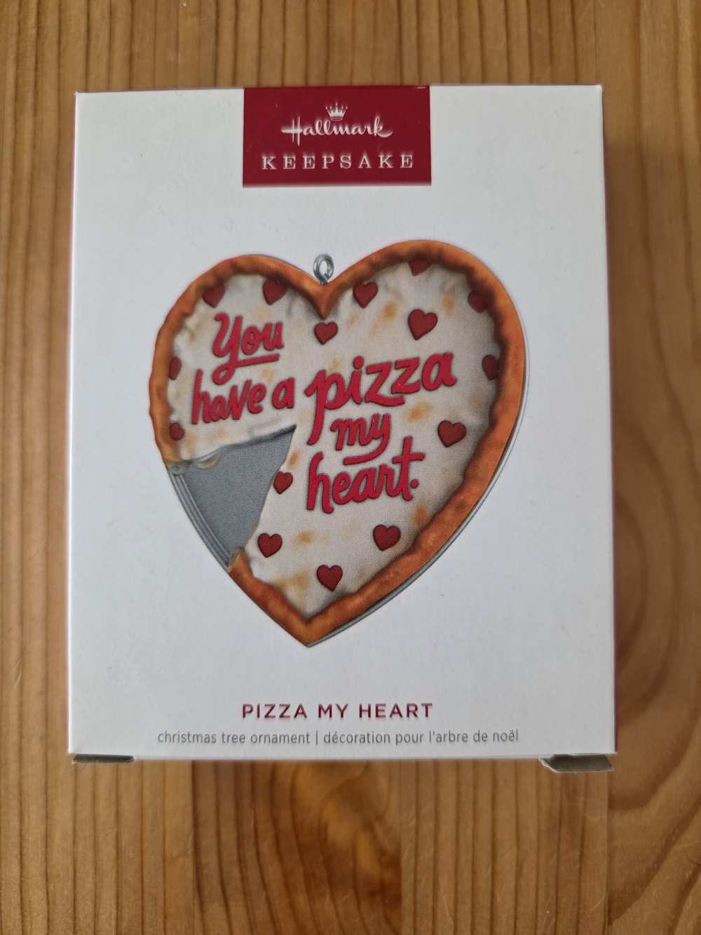 Hallmark Keepsake 2024 Heart Pizza Ornament